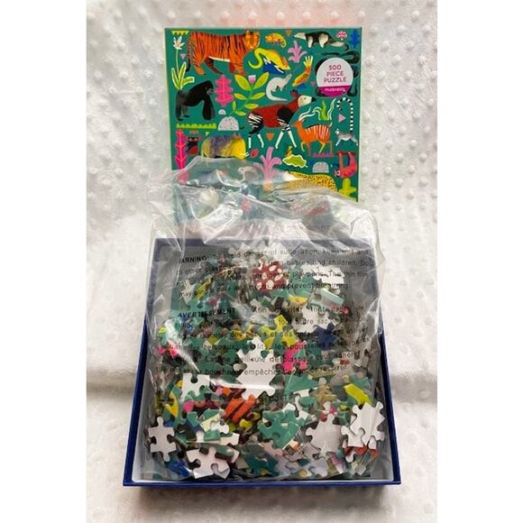 Mudpuppy Rainforest Animals 500 Piece Family Jigsaw Puzzle-NEW - Picture 4 of 4